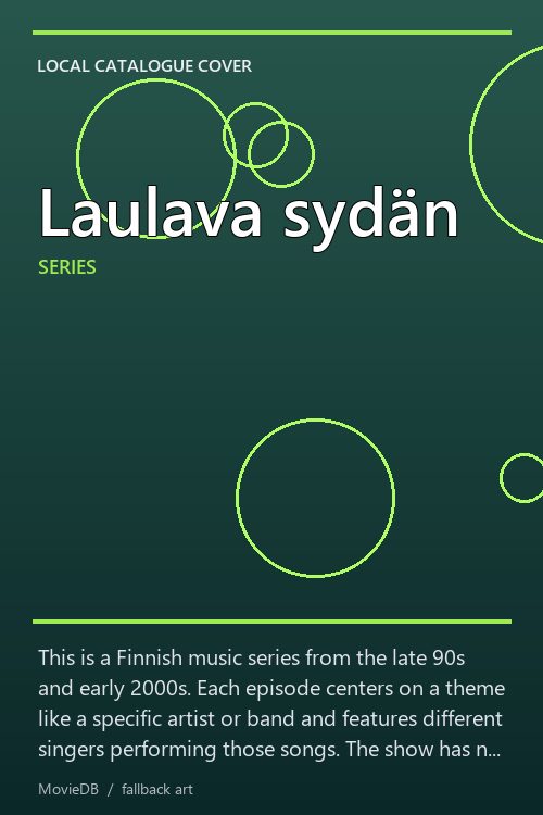 Laulava sydän poster