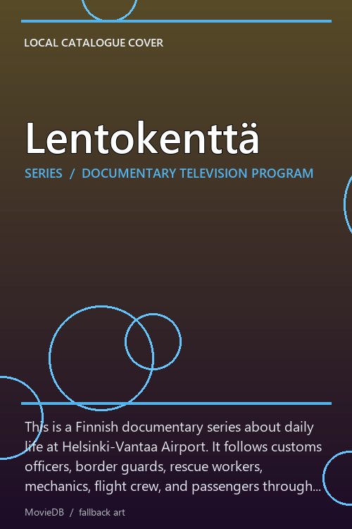 Lentokenttä poster