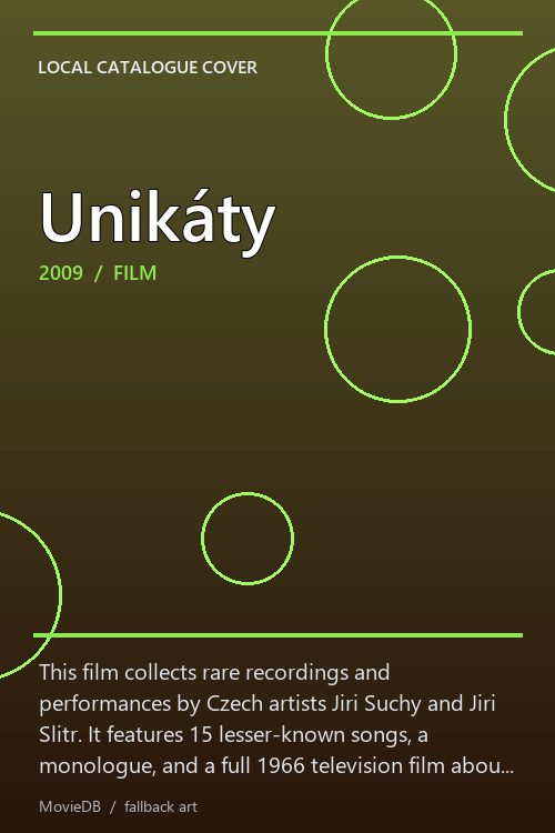 Unikáty poster