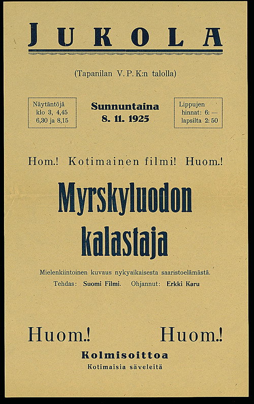 Myrskyluodon kalastaja poster