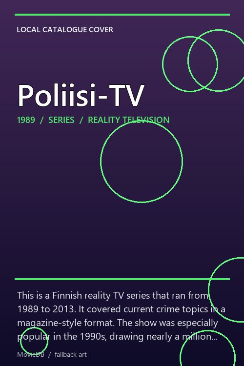 Poliisi-TV poster
