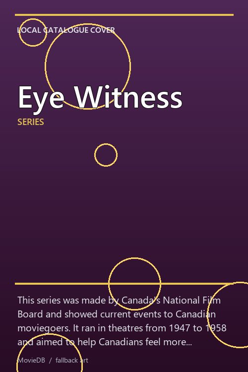 Eye Witness poster