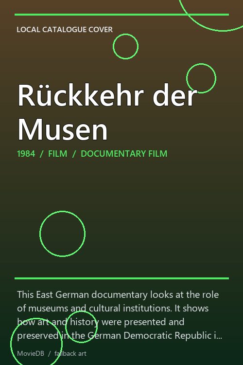 Rückkehr der Musen poster