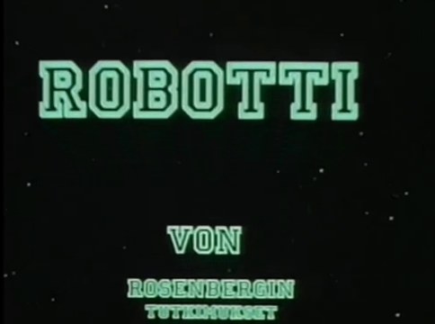 Robotti von Rosenbergin tutkimukset poster