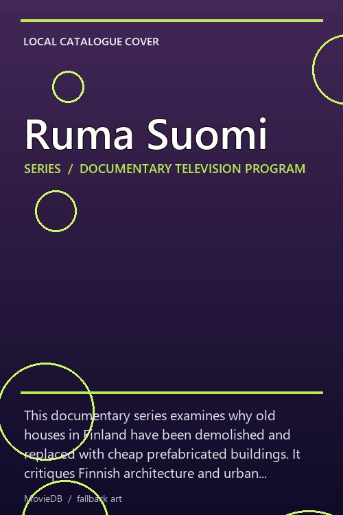 Ruma Suomi poster