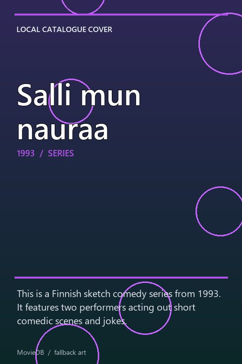 Salli mun nauraa poster