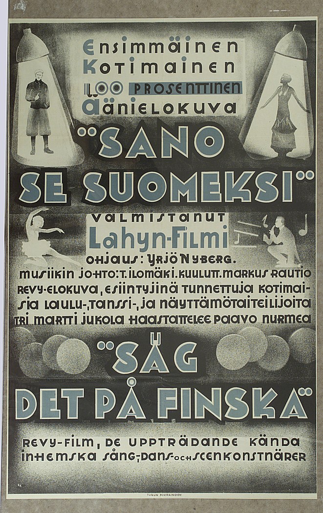 Say it in Finnish poster