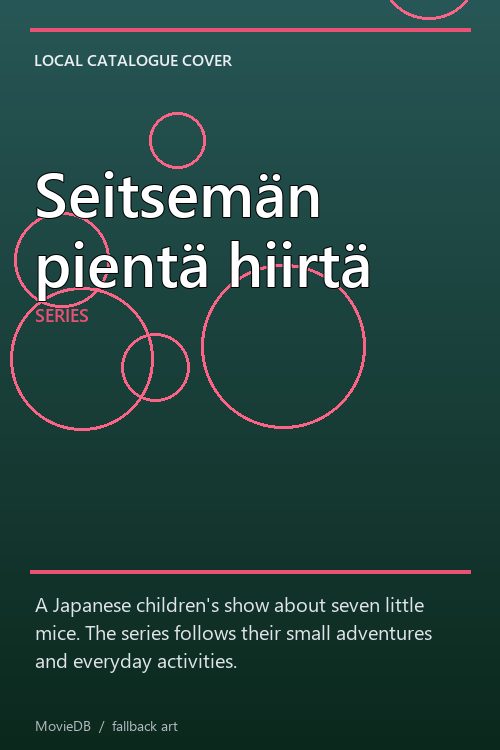 Seitsemän pientä hiirtä poster