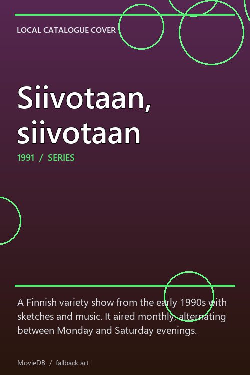 Siivotaan, siivotaan poster
