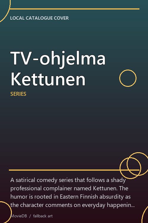 TV-ohjelma Kettunen poster