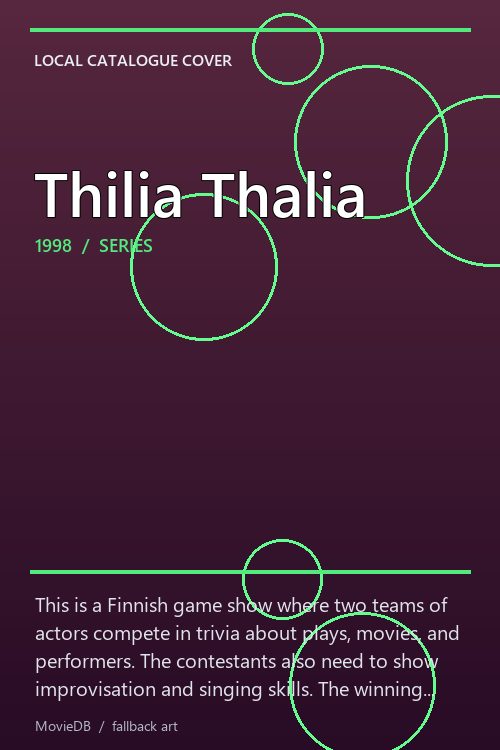 Thilia Thalia poster