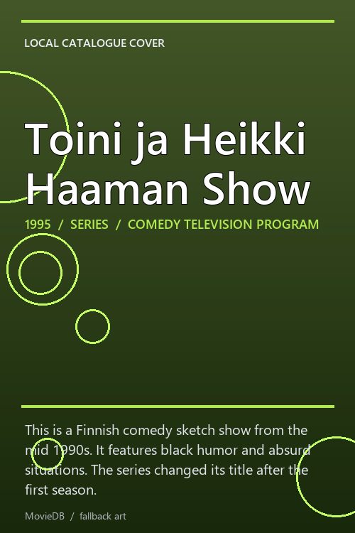Toini ja Heikki Haaman Show poster