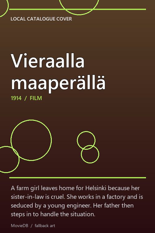 Vieraalla maaperällä poster