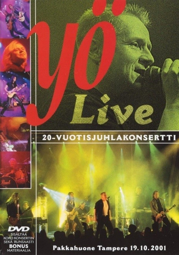 Yö Live – 20-vuotisjuhlakonsertti poster