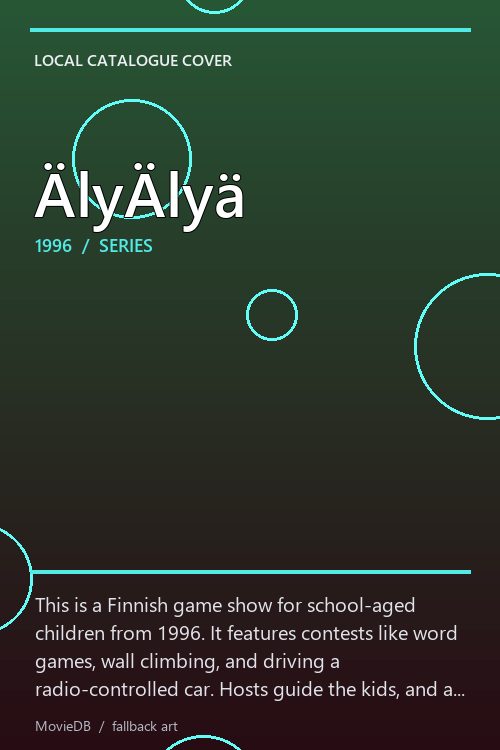 ÄlyÄlyä poster