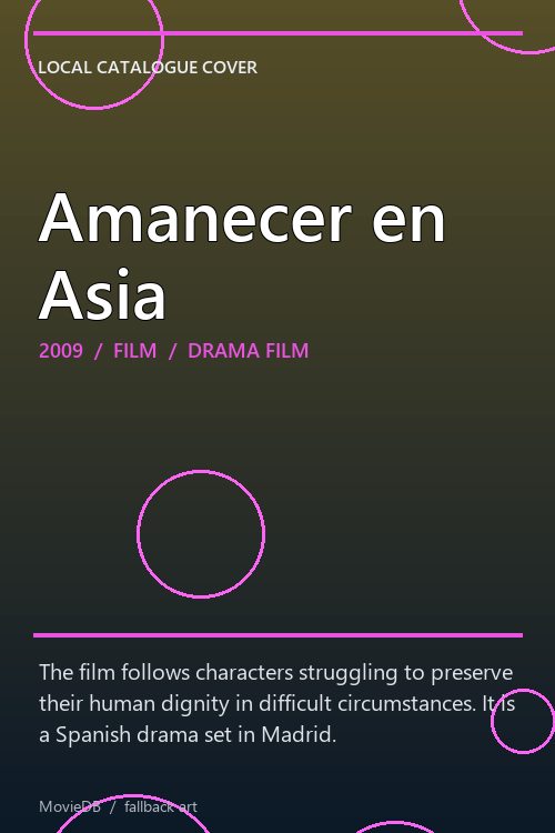 Amanecer en Asia poster