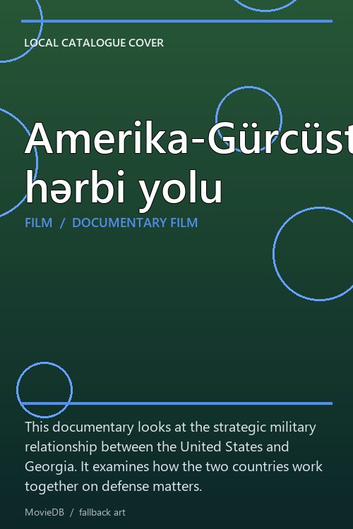 Amerika-Gürcüstan hərbi yolu poster
