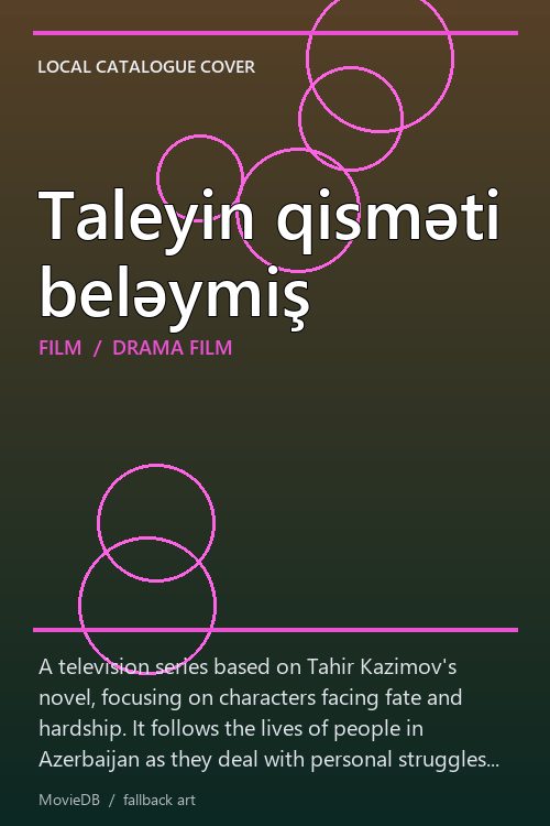 Taleyin qisməti beləymiş poster