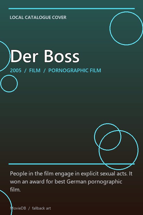 Der Boss poster