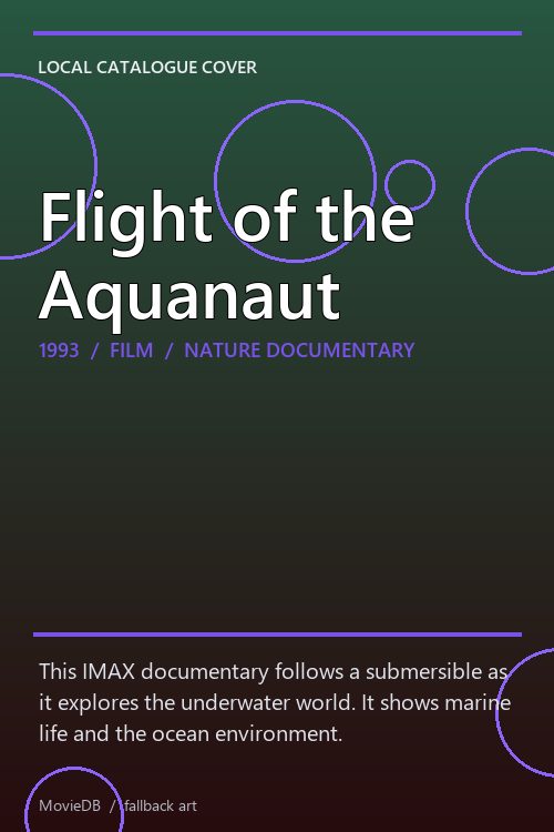 Flight of the Aquanaut poster