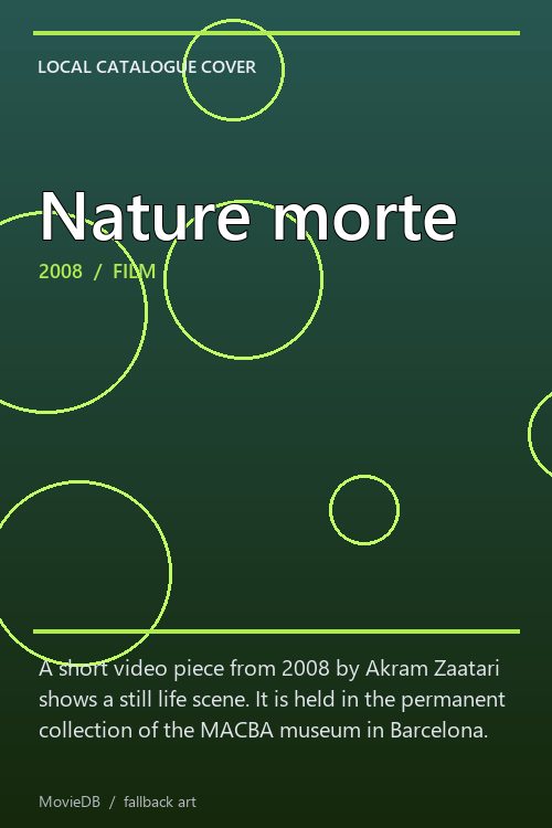 Nature morte poster