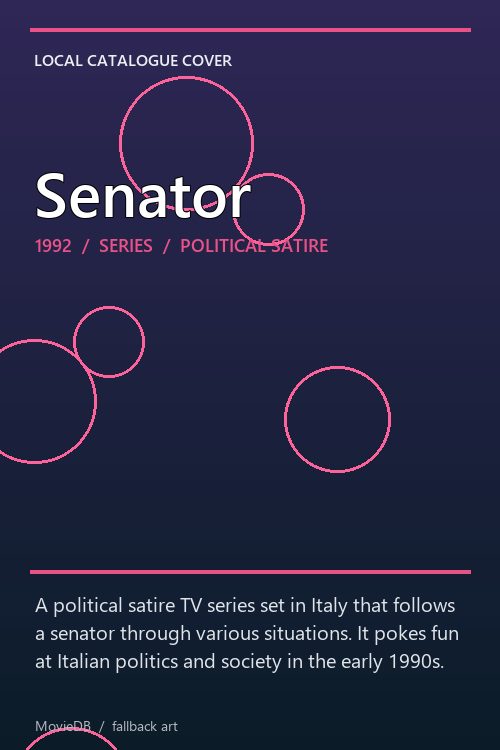 Senator poster