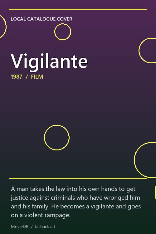 Vigilante poster