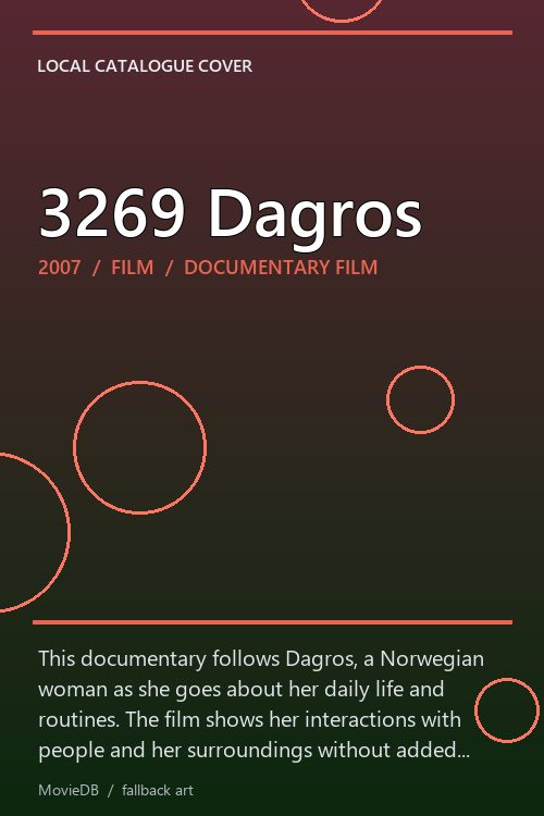 3269 Dagros poster