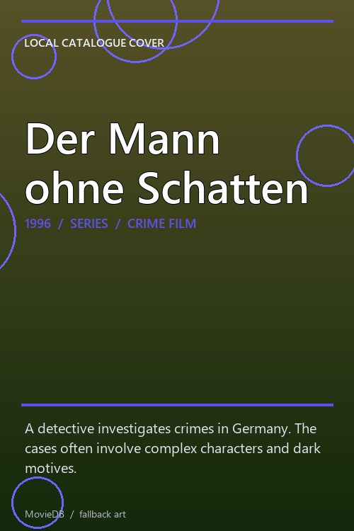 Der Mann ohne Schatten poster