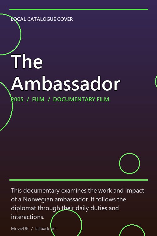 The Ambassador poster