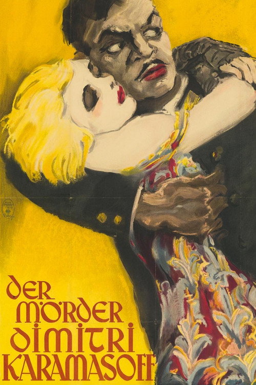 The Murderer Dimitri Karamazov poster