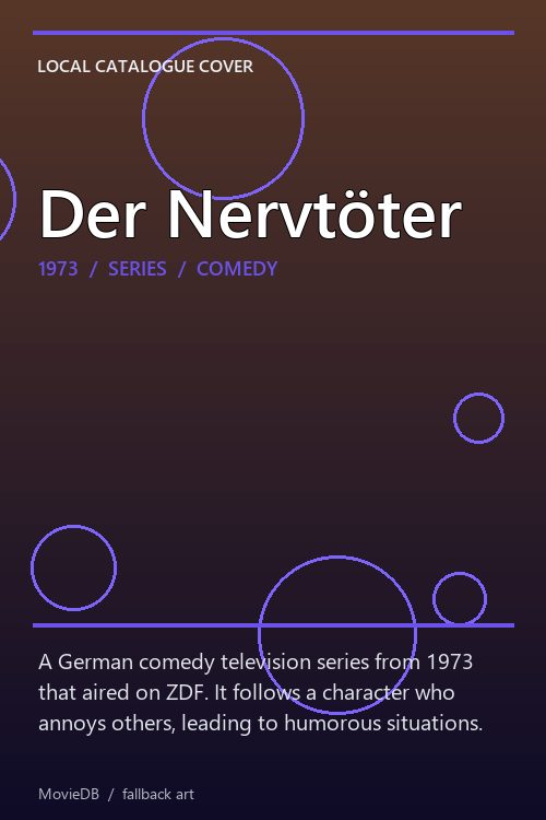Der Nervtöter poster