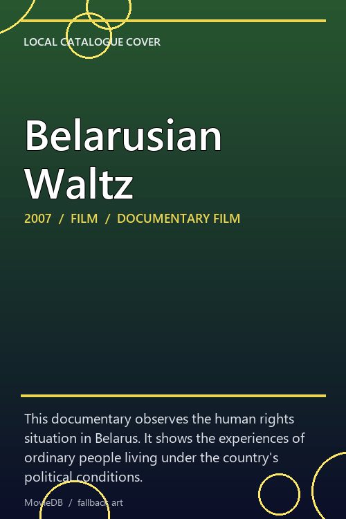Belarusian Waltz poster