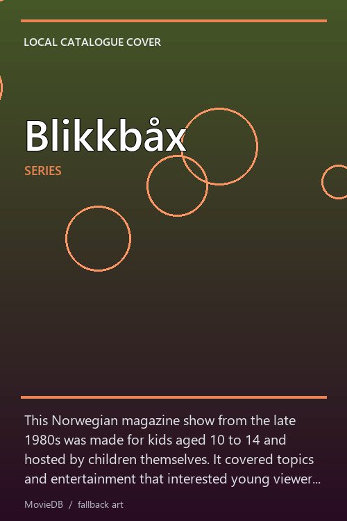 Blikkbåx poster