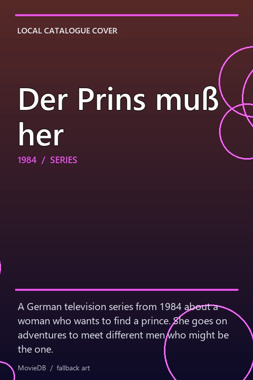 Der Prins muß her poster