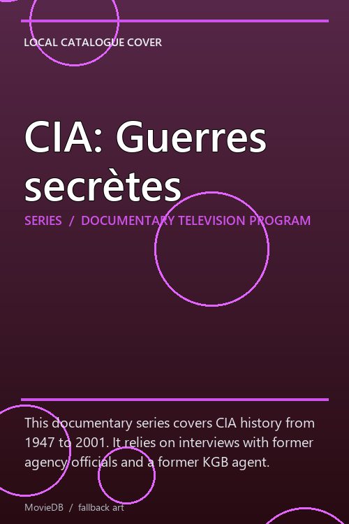 CIA: Guerres secrètes poster