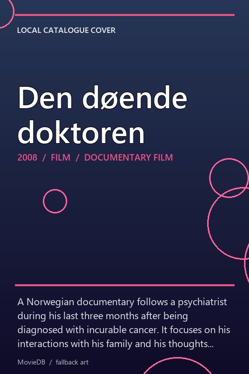 Den døende doktoren poster