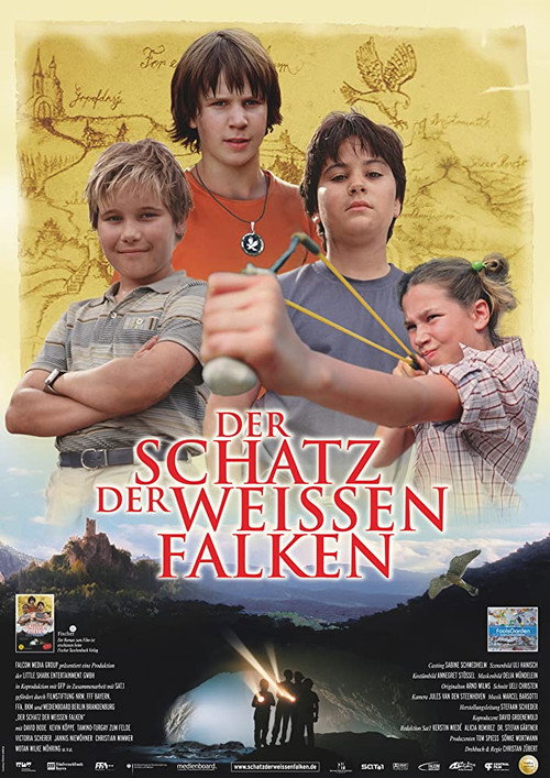 Der Schatz der weißen Falken poster