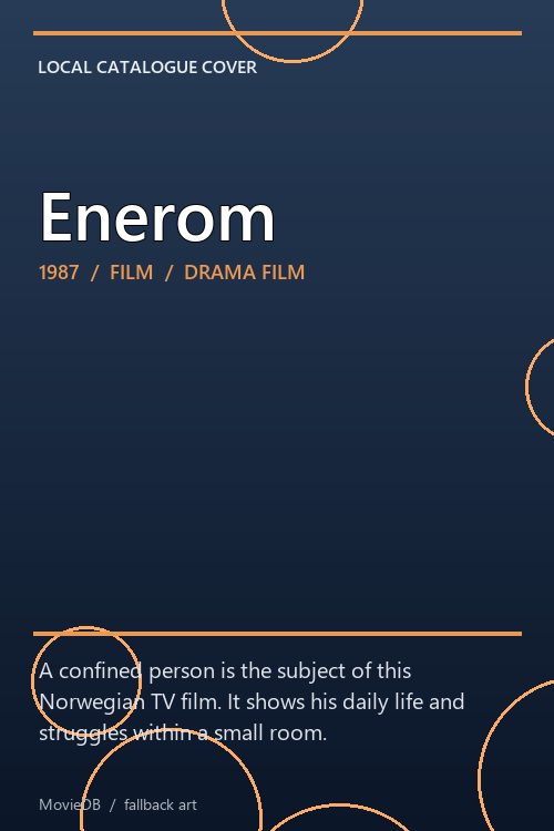 Enerom poster