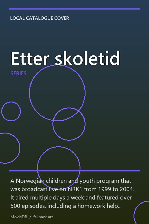 Etter skoletid poster