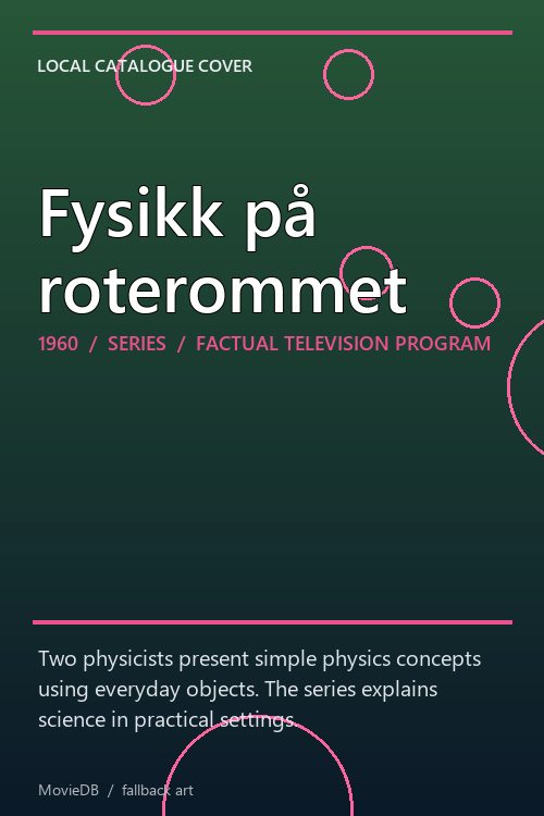 Fysikk på roterommet poster