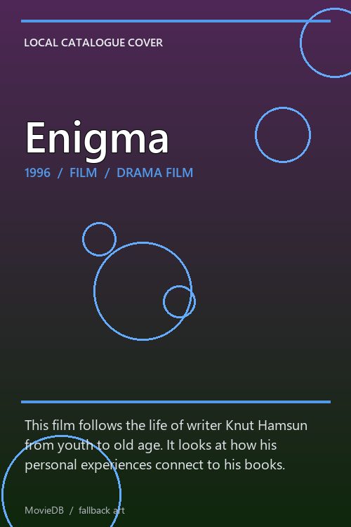 Enigma poster