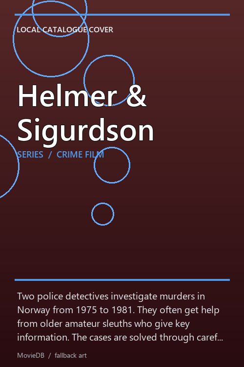 Helmer & Sigurdson poster