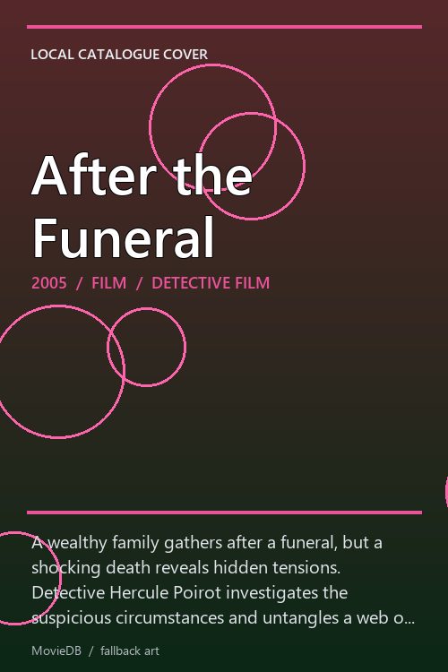 After the Funeral poster