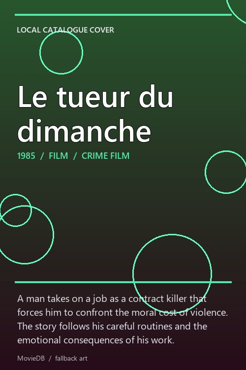 Le tueur du dimanche poster