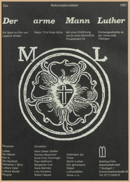 Der arme Mann Luther poster