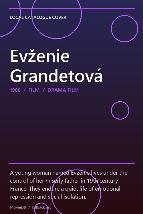Evženie Grandetová poster