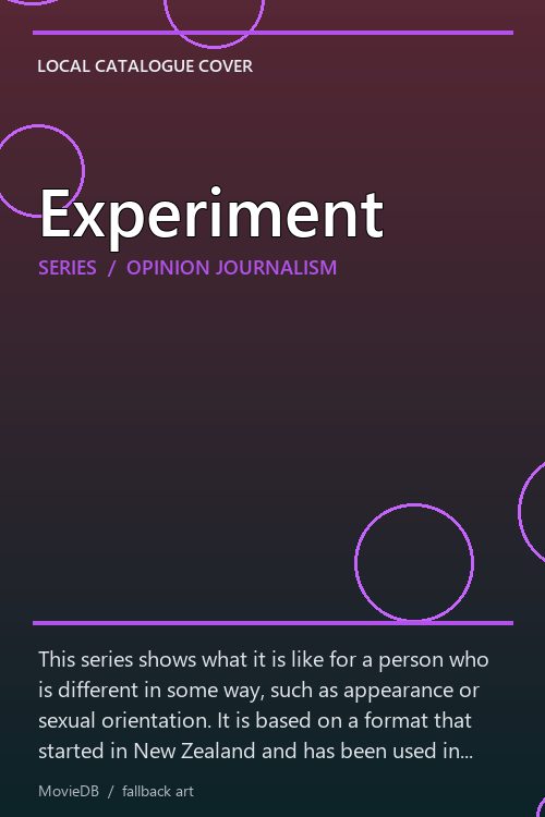Experiment poster