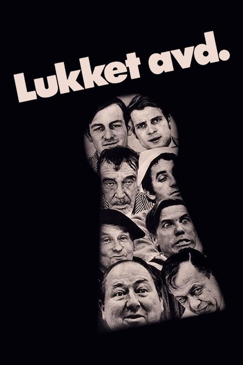 Lukket avdeling poster