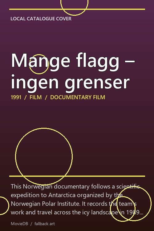 Mange flagg – ingen grenser poster
